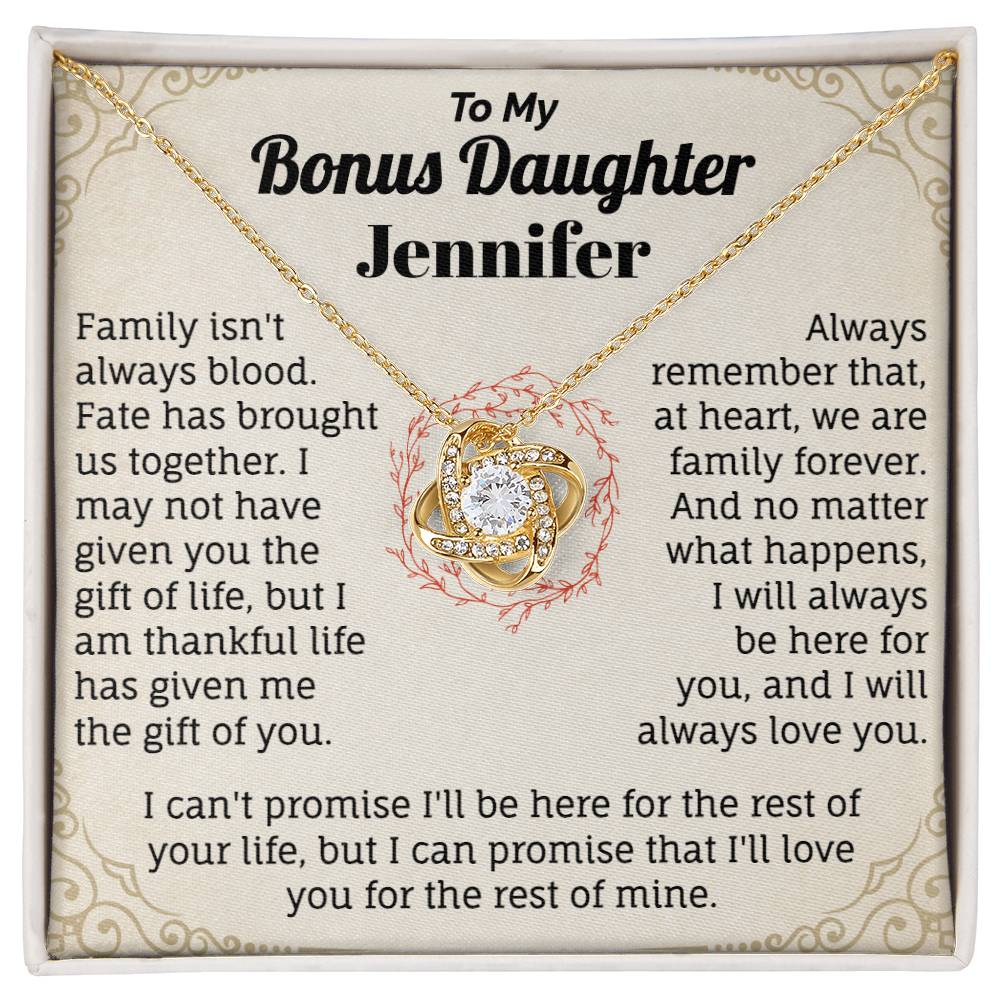 To My Bonus Daughter  jennifer.