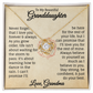 To My Beautiful Granddaughter Personalized Name Necklace.
