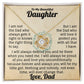 To My Beautiful Daughter Necklace.