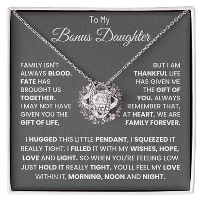 To My Bonus Daughter Necklace (Limited Edition )