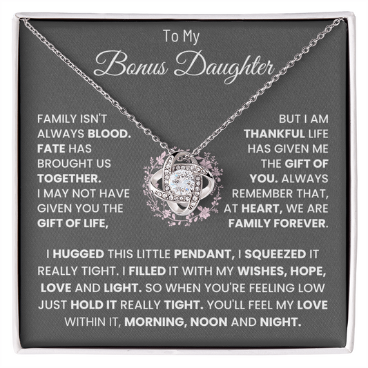 To My Bonus Daughter Necklace (Limited Edition )