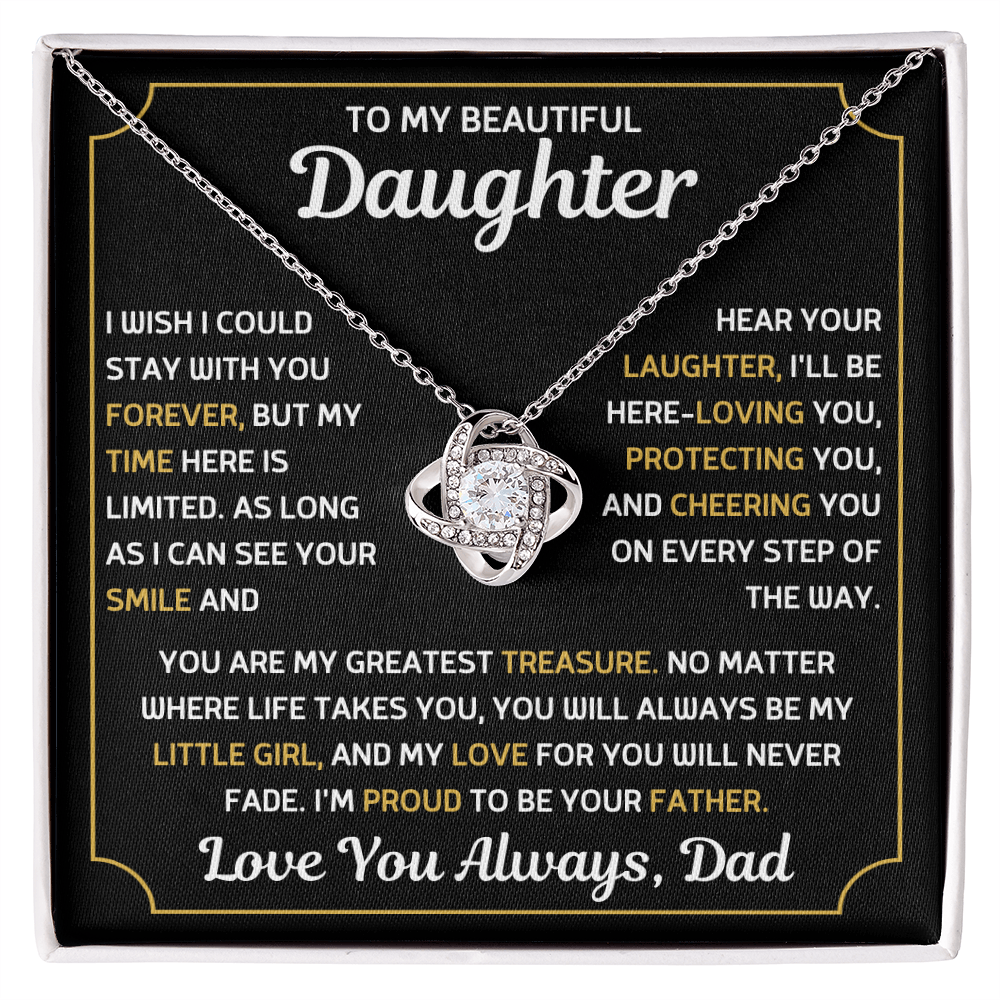 TO MY BEAUTIFUL DAUGHTER, LOVE YOU ALWAYS, DAD.