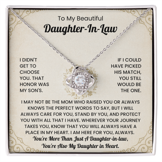 To My Beautiful Daugher-In-Law Necklace.
