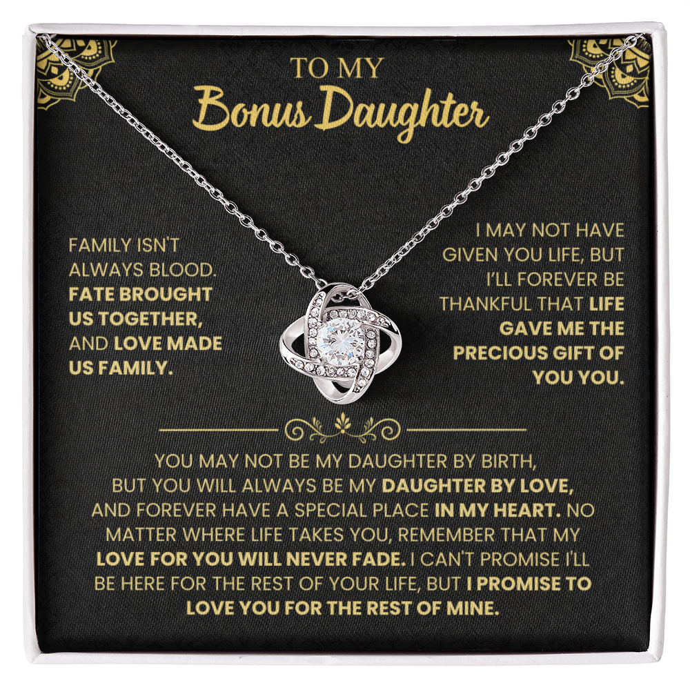 To My Bonus Daughter | I Promise To Love You For The Rest Of Mine.