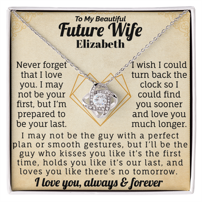 To My Future Wife Personalized Necklace.
