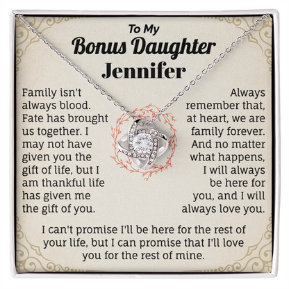 To My Bonus Daughter  jennifer.