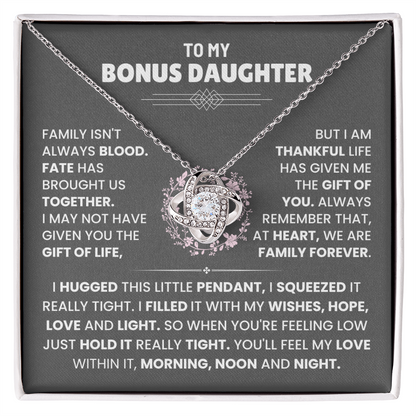 To My Bonus Daughter Necklace (Limited Edition )