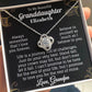 To My Beautiful Granddaughter Personalized Name Necklace.