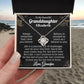 To My Beautiful Granddaughter Personalized Name Necklace.