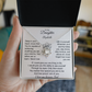 To My Daughter Personalized Name & Signature Necklace.