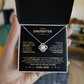 To My Daughter, I Love You For The Rest Of Mine Necklace from Dad.