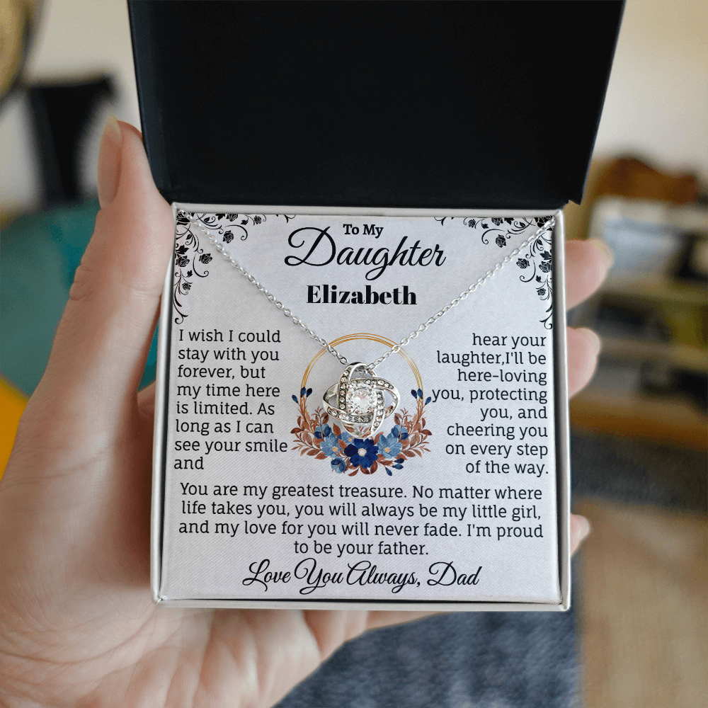 To My Daughter Personalized Necklace. (Almost sold out)