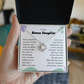 To My Bonus Daughter, You came to me through love Necklace.