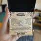 To My Beautiful Daughter Necklace. (Almost sold out)