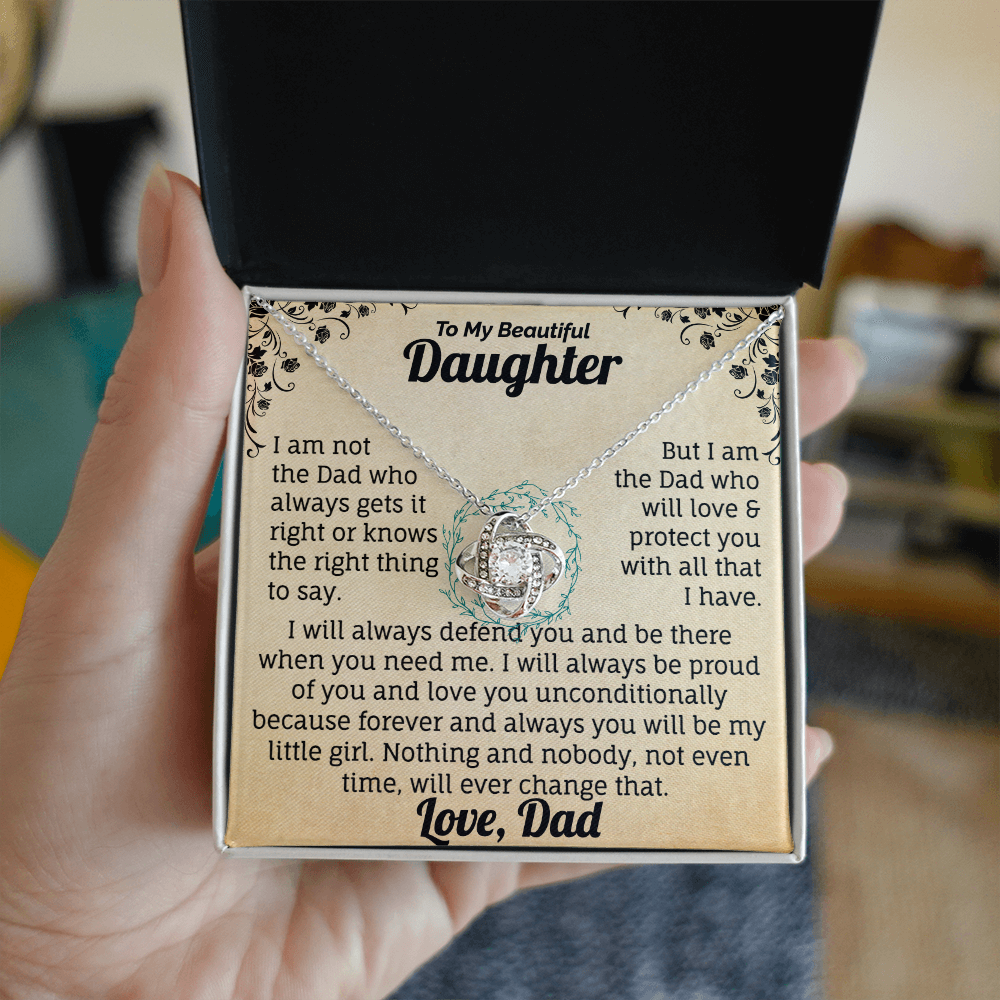 To My Beautiful Daughter Necklace. (Almost sold out)