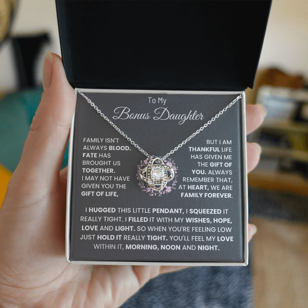 To My Bonus Daughter Necklace (Limited Edition )