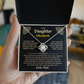 To My Daughter Personalized Necklace.