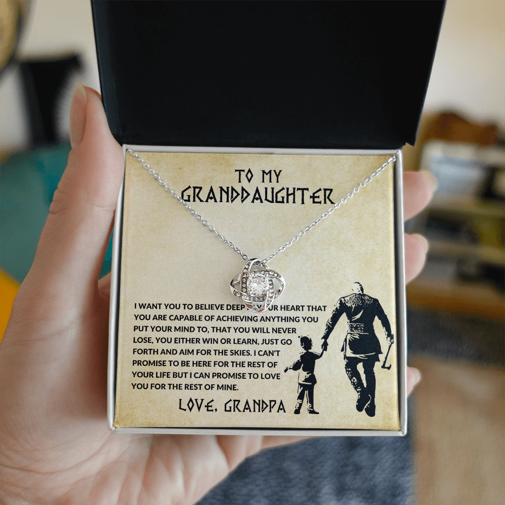 TO MY GRANDDAUGHTER VIKING STYLE MASSAGE CARD.