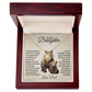 TO MY DAUGHTER, THIS OLD PAPA BEAR WILL ALWAYS HAVE YOUR BACK NECKLACE.