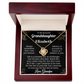 To My Beautiful Granddaughter Necklace.