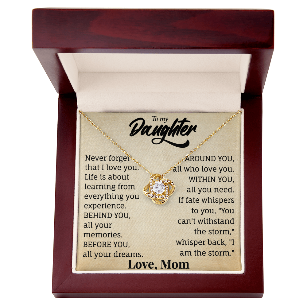 To My Daughter Necklace.(Almost sold out)