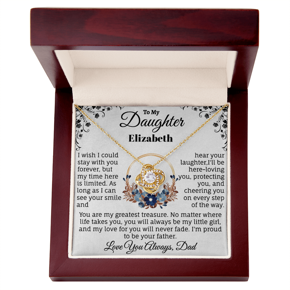 To My Daughter Personalized Necklace. (Almost sold out)