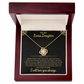 To My Bonus Daughter Necklace Set.