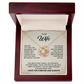 To My Wife, I Love You Forever & Always Necklace.