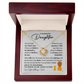To My Beautiful Daughter, I Am Proud To Be Your Father Necklace.
