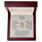 To My Daughter Personalized Name & Signature Necklace.