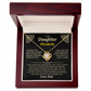 To My Daughter Personalized Necklace.