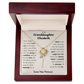 To My Granddaughter Personalized Name Necklace.