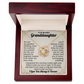 To My Granddaughter, I Love You Always & Forever Necklace.