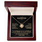 To My Daughter, I Love You For The Rest Of Mine Necklace from Dad.