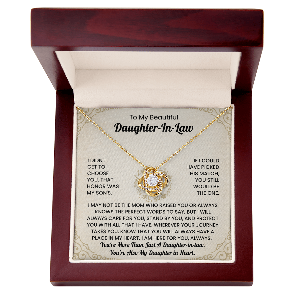 To My Beautiful Daugher-In-Law Necklace.
