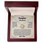 To My Daughter Personalized Name Necklace From Dad.
