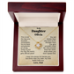 To My Daughter Personalized Name Necklace from Dad.