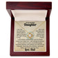 To My Beautiful Daughter Necklace.