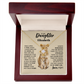 To My Daughter Pesonalized Name Necklace from MOM.