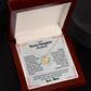 To my Bonus Daughter Personalized Name Necklace.