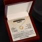 To My Wonderful Granddaughter Personalized Necklace.