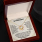 To My Granddaughter, I Love You With All My Heart Necklace.