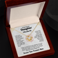 To My Daughter – Proud Mom Graduation Necklace Gift
