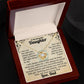 To My Beautiful Daughter Necklace. (Almost sold out)