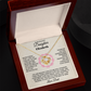 To My Beautiful Daughter Personalized Name Necklace.