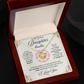 To My Precious Daughter Personalized Name Necklace Set.