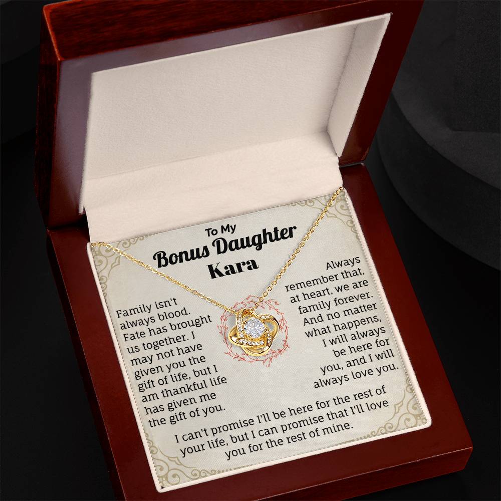 To My Bonus Daughter  Kara,