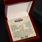 To My Beautiful Daughter Personalised Name Necklace.
