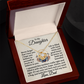To My Daughter Be Bold and Beautiful | Personalized Name Necklace from Dad.