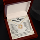 To My Bonus Daughter Personalized Name Necklace.